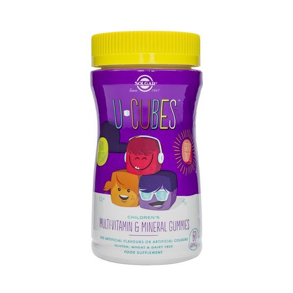 Multivitaminas e Minerais U-Cubes 60 gomas